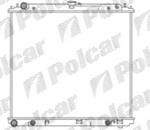 POLCAR ZJ Vízhűtő 278208A2